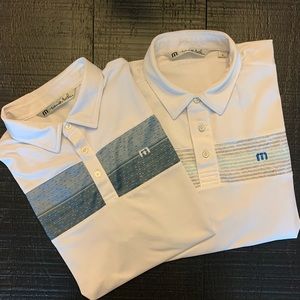 (2) Bundle of TWO Travis Matthew Golf Shirts! Med
